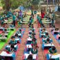 Trường Mầm non thị trấn Lang Chánh I tổ chức Hội thi vẽ tranh với chủ đề "Gia đình của bé"